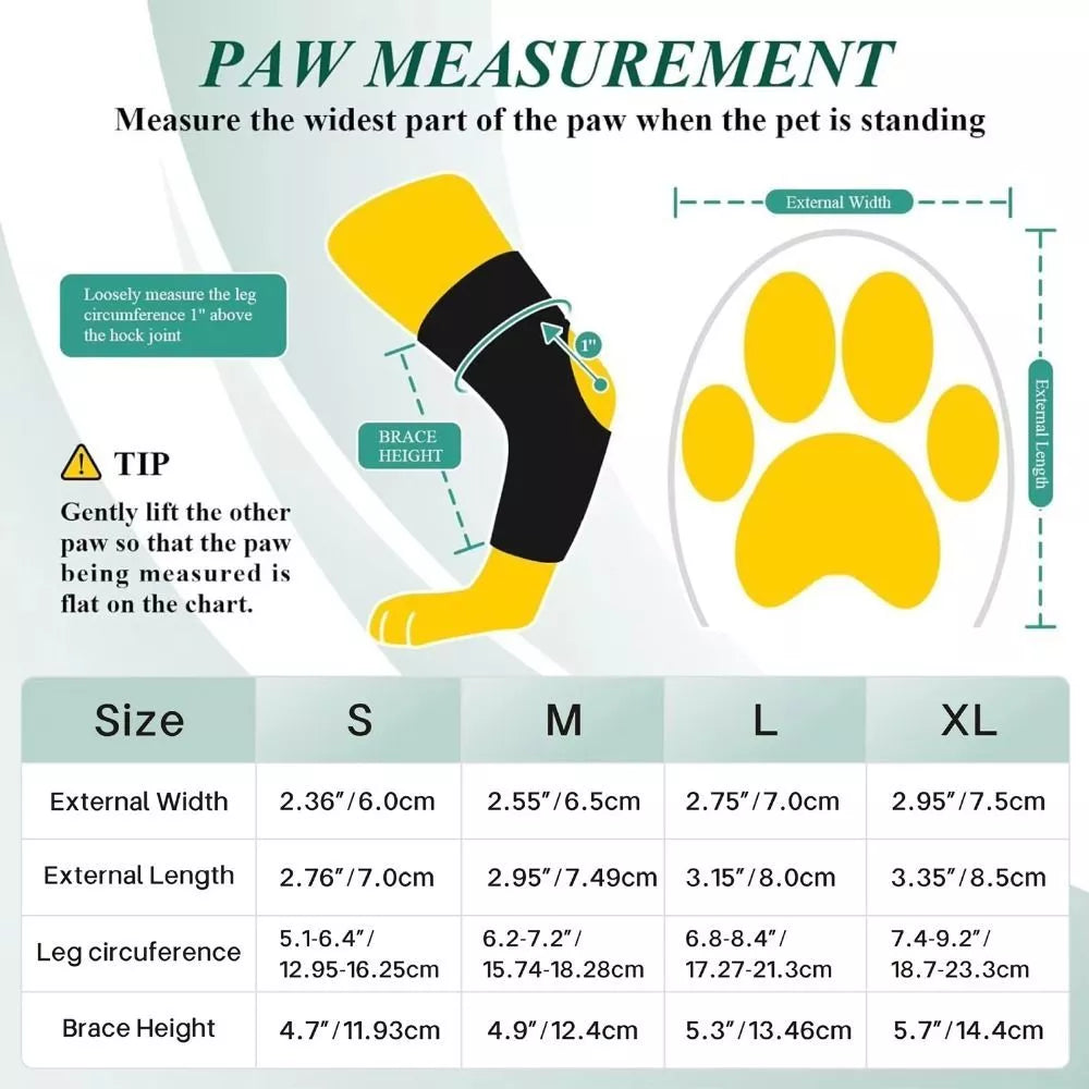 PawNest™ ToeLift Dog Brace – Anti-Knuckling Support for Dragging Paws