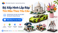 WANGE 5227 – Bộ Xếp Hình Tượng Nữ Thần Tự Do 1.577 Chi Tiết