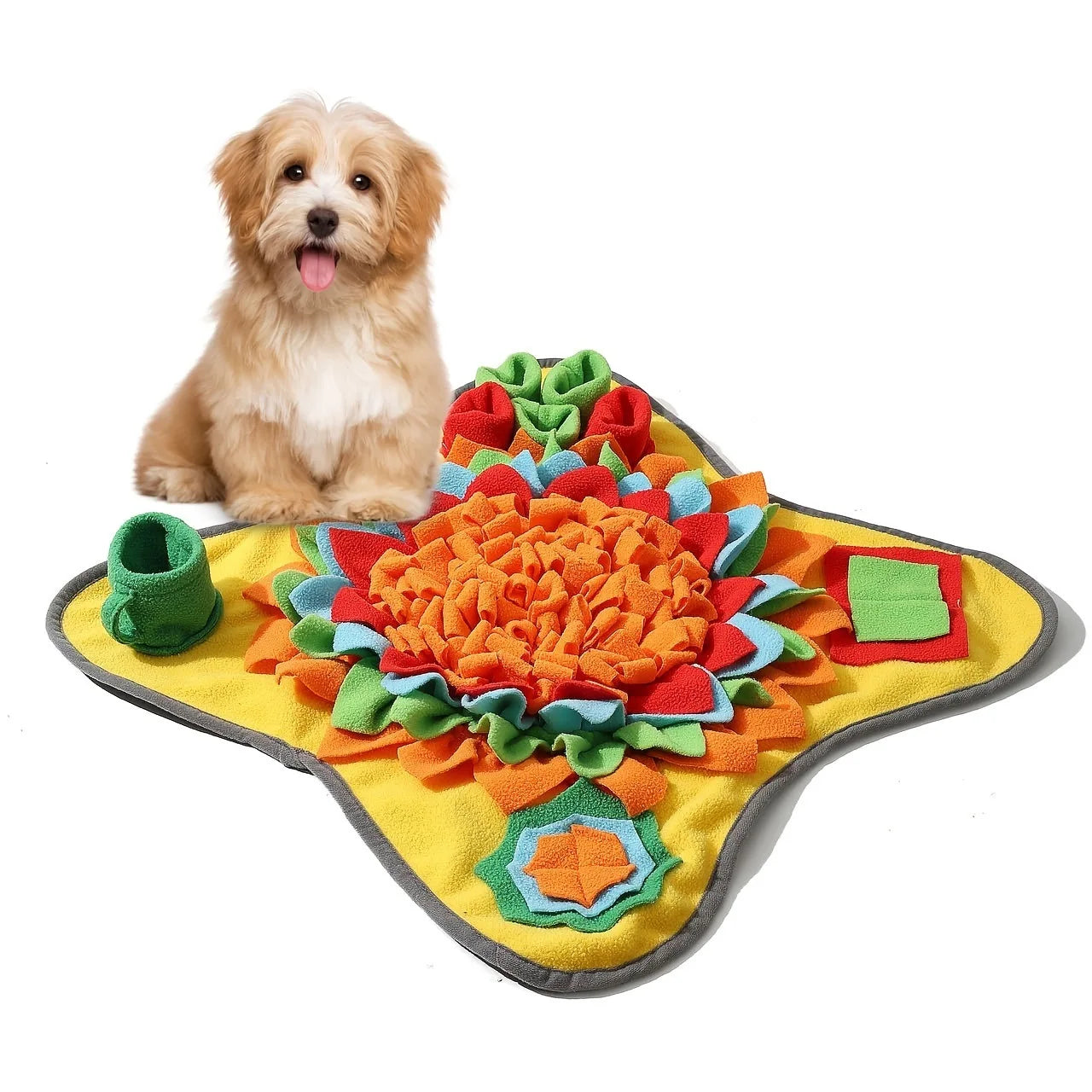 PawNest™ Snuffle Mat for Dogs – Interactive Feeding Puzzle, Slow Feeder & Natural Foraging Toy
