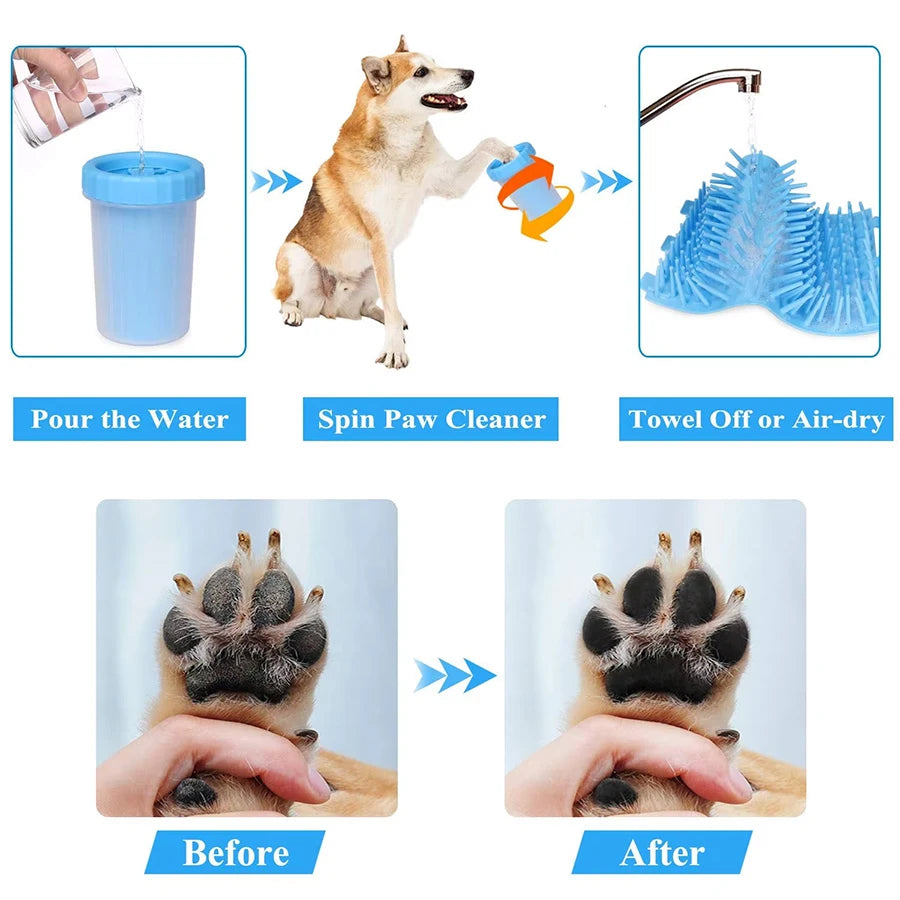 PawNest™ Portable Dog Paw Cleaner Cup