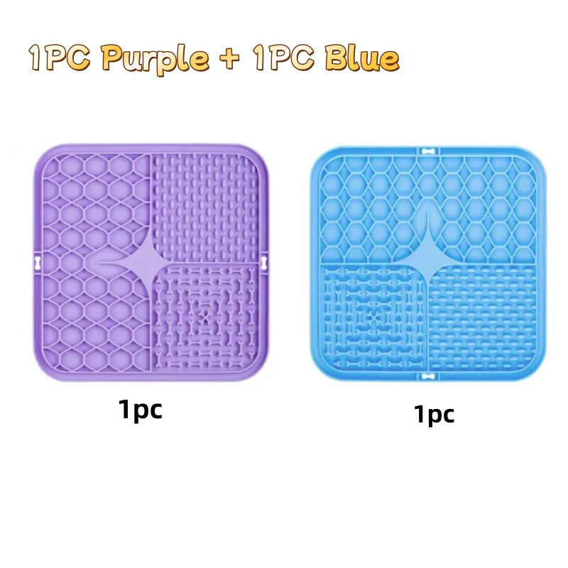 PawNest™ Silicone Lick Mat for Dogs – Slow Feeder & Anxiety Relief Feeding Pad