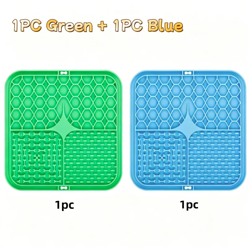PawNest™ Silicone Lick Mat for Dogs – Slow Feeder & Anxiety Relief Feeding Pad
