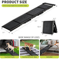 PawNest™ FoldEase Dog Car Ramp | Folding Non-Slip Ramp for Large Dogs