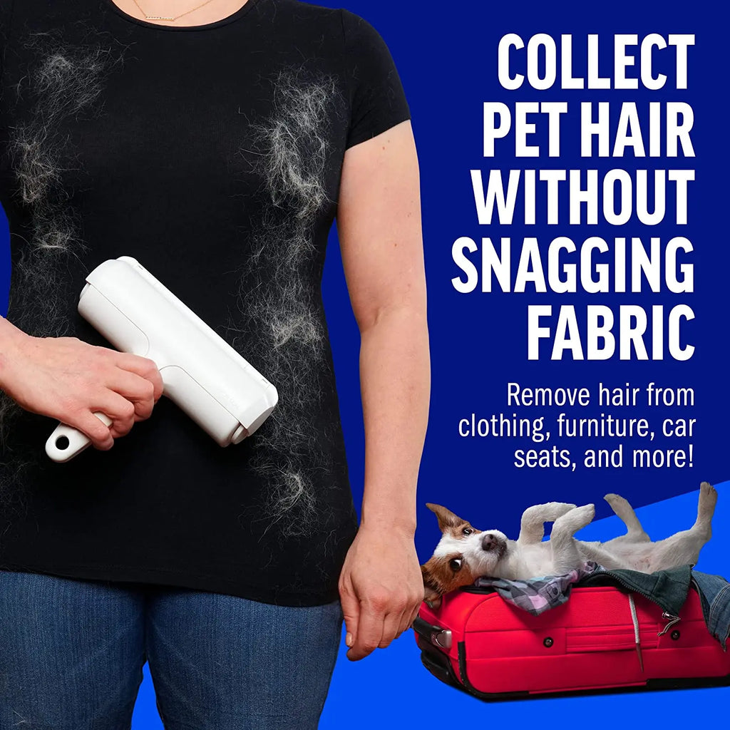 PawNest™ Reusable Pet Hair Remover Roller – Lint Roller for Dog & Cat Hair
