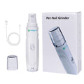 PawNest™ Quiet Dog Nail Grinder – Rechargeable Pet Nail Trimmer with LED Light