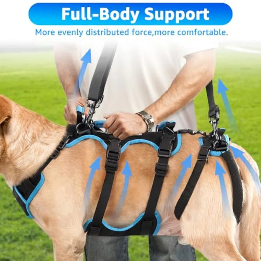 PawNest™ FullLift Pro – 2-in-1 Full-Body Senior Dog Lift Harness