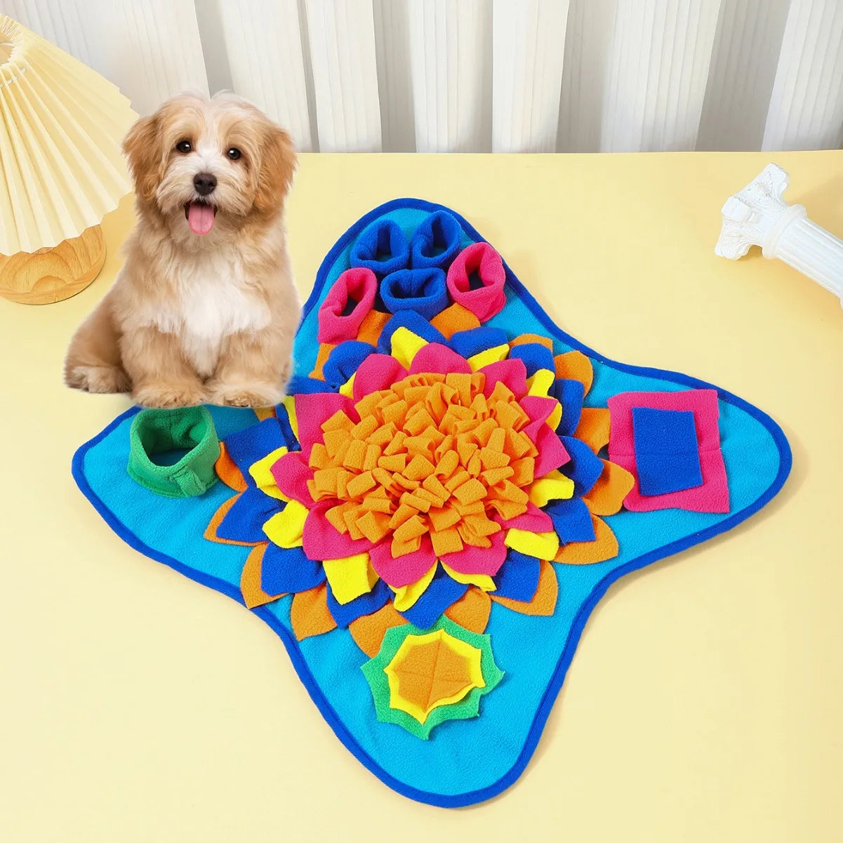 PawNest™ Snuffle Mat for Dogs – Interactive Feeding Puzzle, Slow Feeder & Natural Foraging Toy
