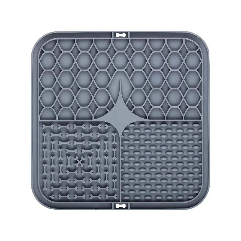PawNest™ Silicone Lick Mat for Dogs – Slow Feeder & Anxiety Relief Feeding Pad