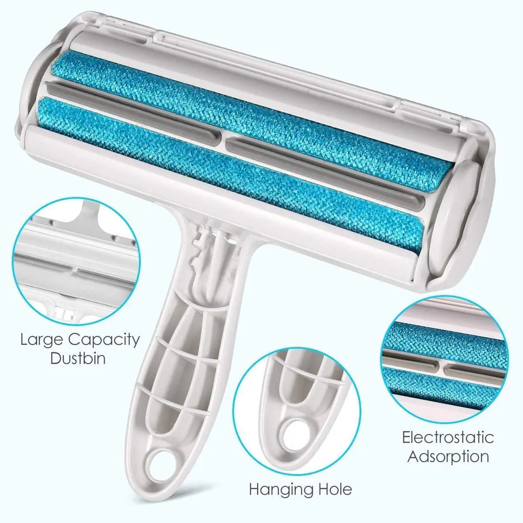 PawNest™ Reusable Pet Hair Remover Roller – Lint Roller for Dog & Cat Hair