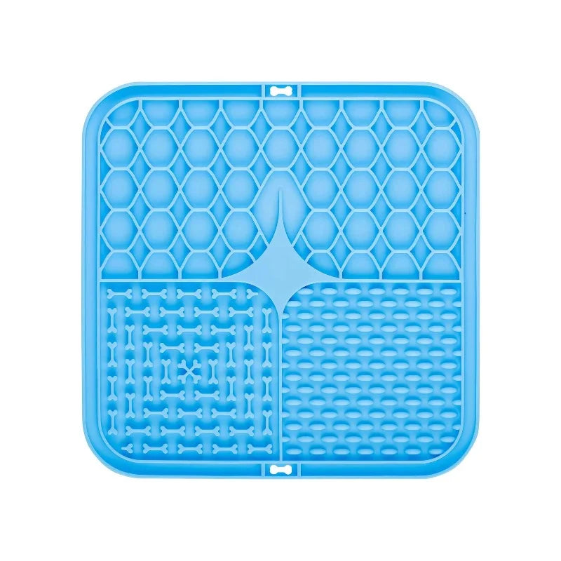 PawNest™ Silicone Lick Mat for Dogs – Slow Feeder & Anxiety Relief Feeding Pad