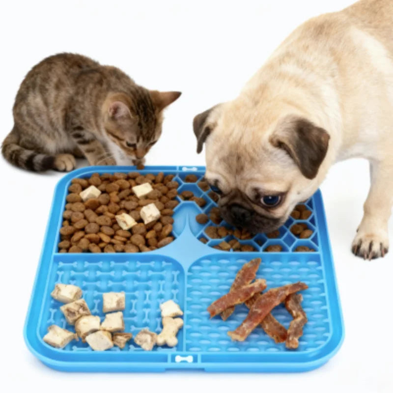PawNest™ Silicone Lick Mat for Dogs – Slow Feeder & Anxiety Relief Feeding Pad