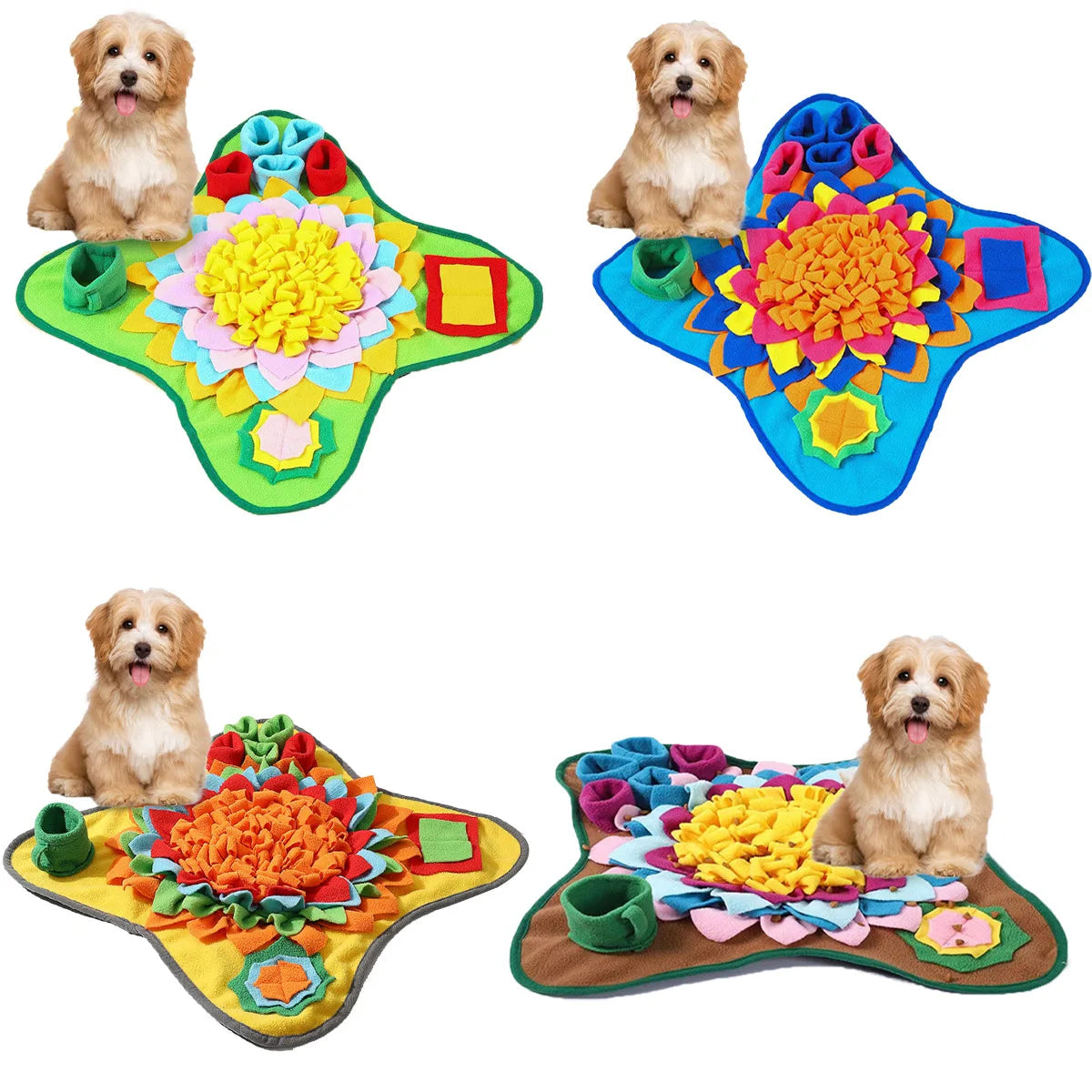 PawNest™ Snuffle Mat for Dogs – Interactive Feeding Puzzle, Slow Feeder & Natural Foraging Toy