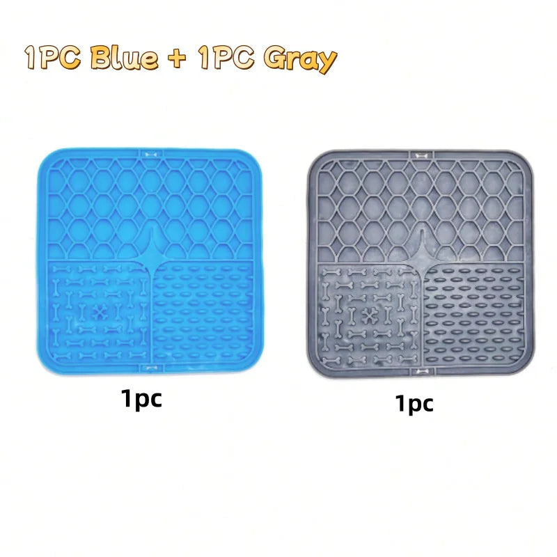 PawNest™ Silicone Lick Mat for Dogs – Slow Feeder & Anxiety Relief Feeding Pad