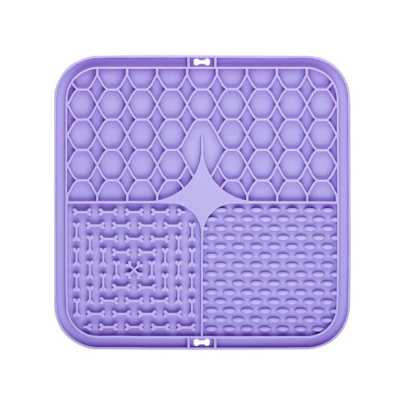 PawNest™ Silicone Lick Mat for Dogs – Slow Feeder & Anxiety Relief Feeding Pad