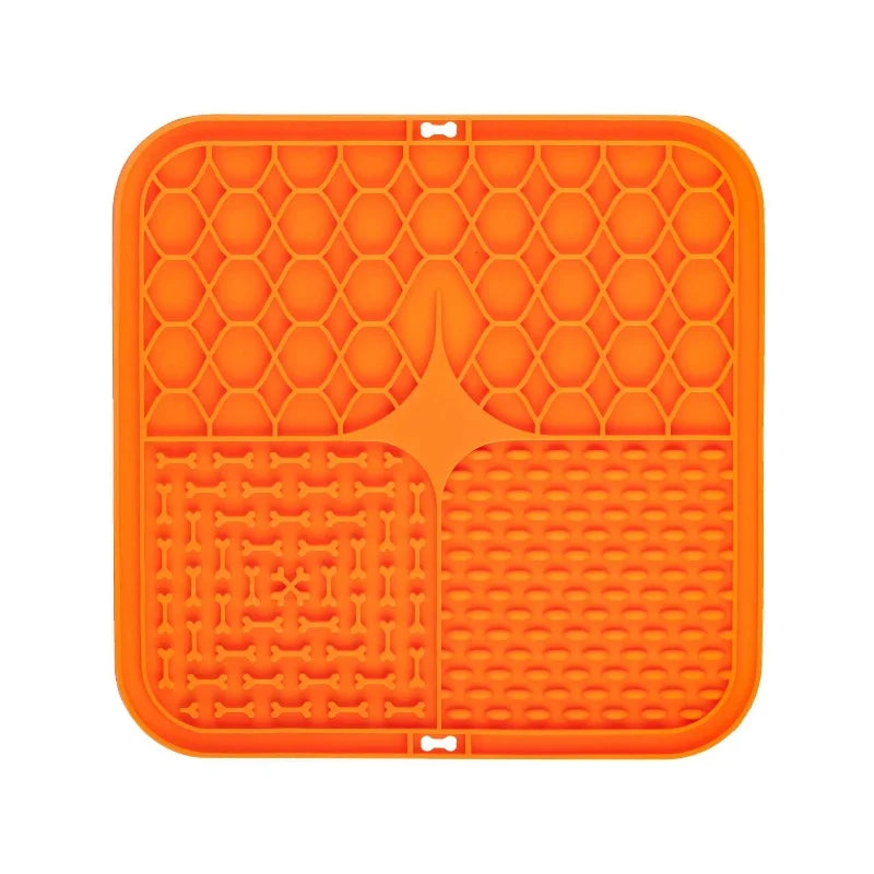 PawNest™ Silicone Lick Mat for Dogs – Slow Feeder & Anxiety Relief Feeding Pad