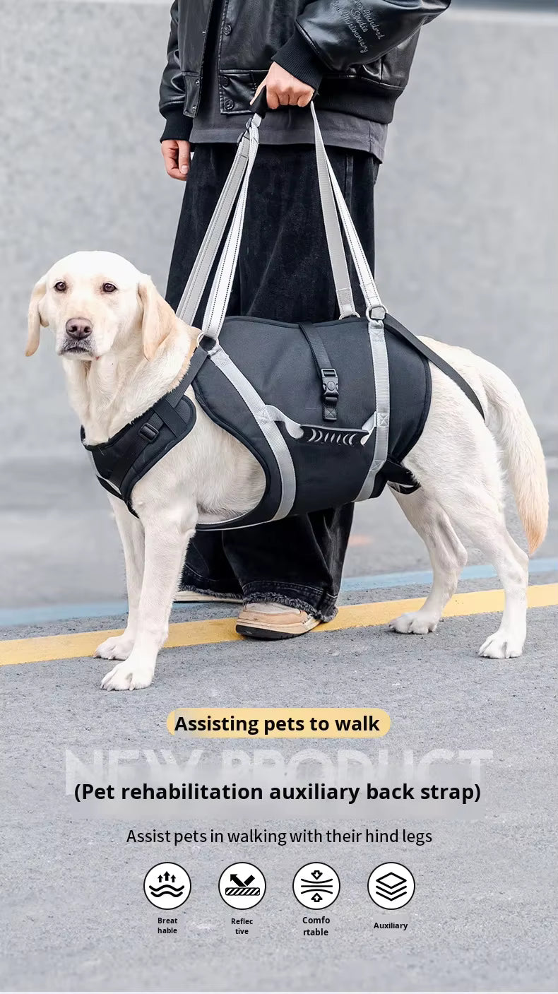 PawNest™ SupportSling – Dog Mobility & Hind Leg Support Harness