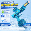 Súng Nước Điện Có Đèn LED – Phun Liên Tục, Bình Nước Lớn, Phiên Bản Nâng Cấp